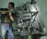 Strawberry frame brazing with Marchetti ML 301/G-500 and Harris torch 43-2/tip 2290-1H