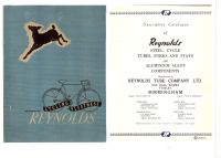 REYNOLDS TRADE-CATALOGUE-COVER-C1920.  We just received a number of historic pieces of Reynolds trade brochures which will soon be featured on the Torch and File website.  Here is one from 1920.